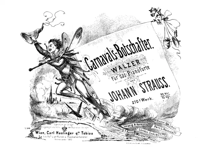 First page of Carnevals-Botschafter Walzer
