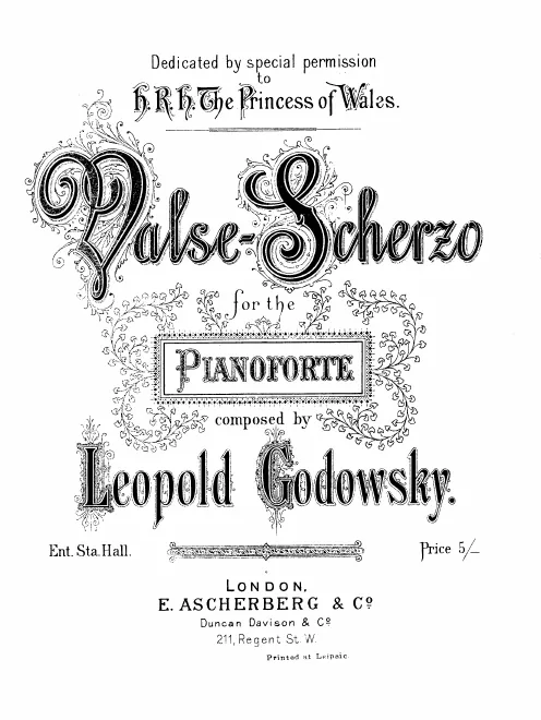 First page of Valse-Scherzo
