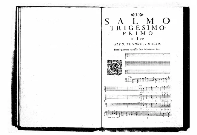 First page of O beati color cui l'opre inique