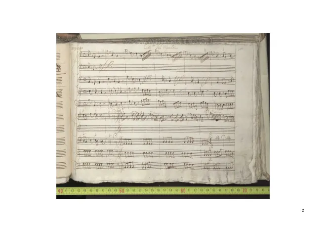 First page of Violin Concerto in B-flat major