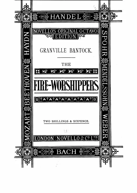 First page of The Fire-Worshippers