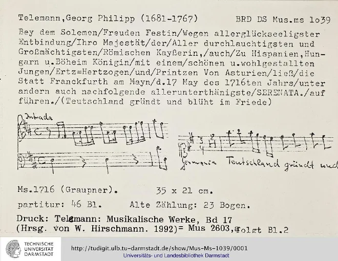 First page of Deutschland grünt und blüht im Friede