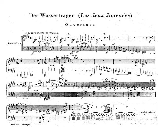 First page of Les deux journées