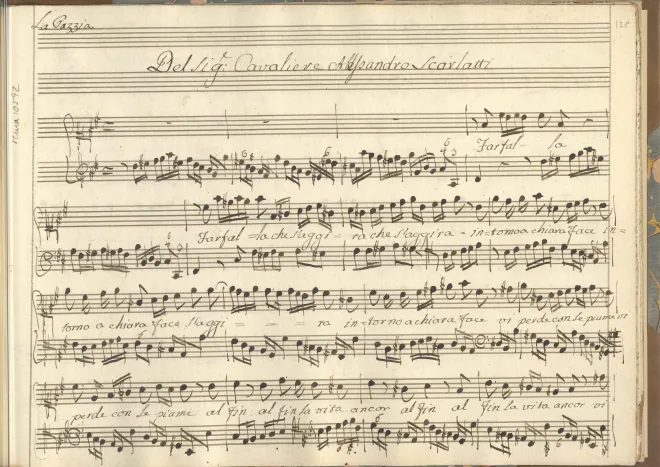 First page of Farfalla che s'aggira ; La Pazzia ; La Stravaganza