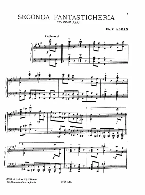 First page of Chapeau bas!