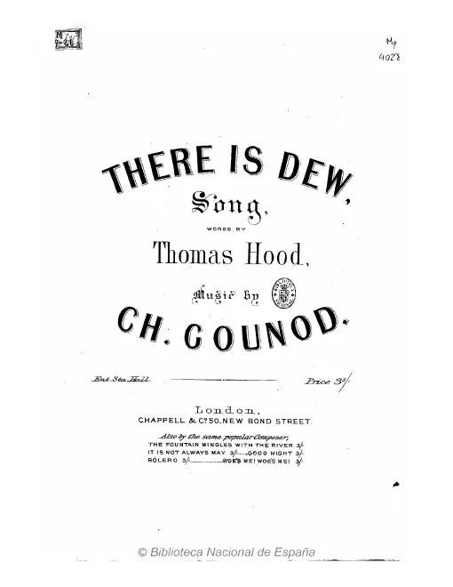 First page of There Is Dew