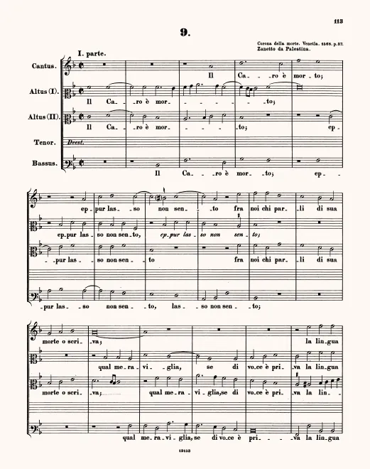 First page of Il Caro è morto