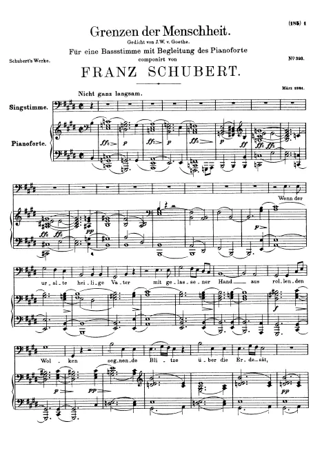 First page of Grenzen der Menschheit