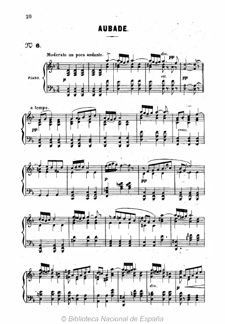 First page of Aubade