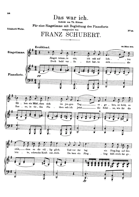 First page of Das war ich