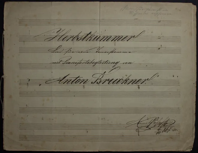 First page of Herbstkummer