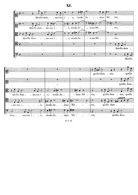 First page of Quella damma son io
