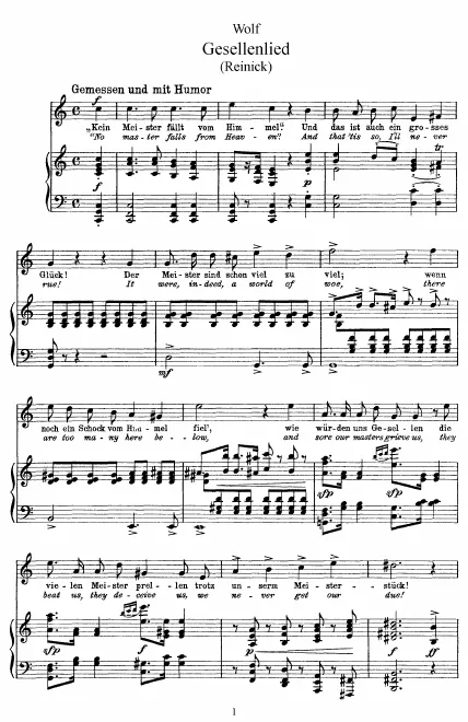 First page of 3 Gedichte von Robert Reinick