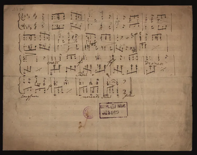 First page of Klavierstück