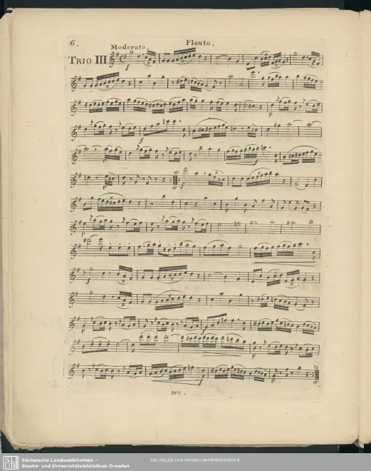 First page of Baryton Trio in F major