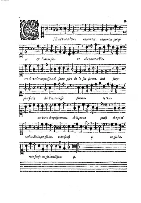 First page of Chi ad una ad una