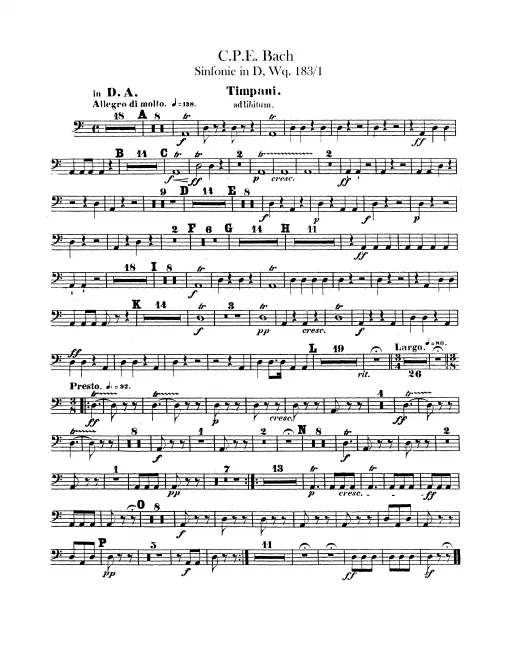 Timpani (ad lib.)