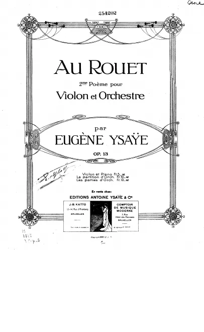 First page of Au Rouet