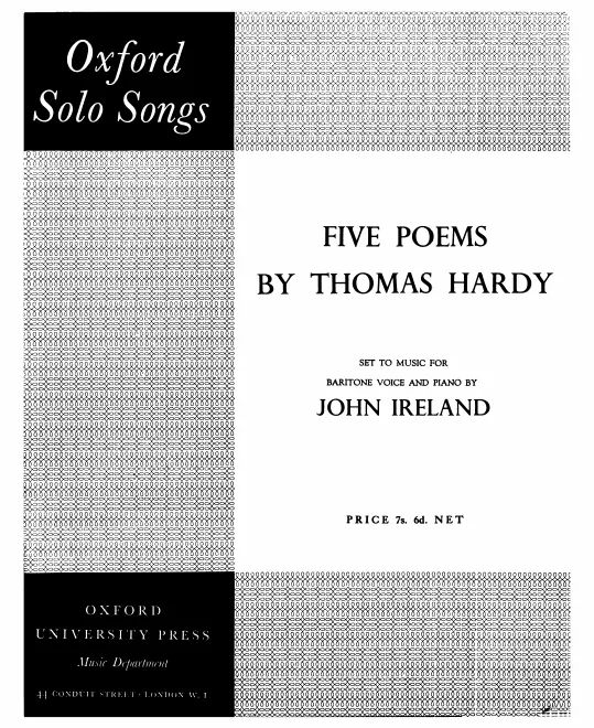 First page of 5 Poems by Thomas Hardy