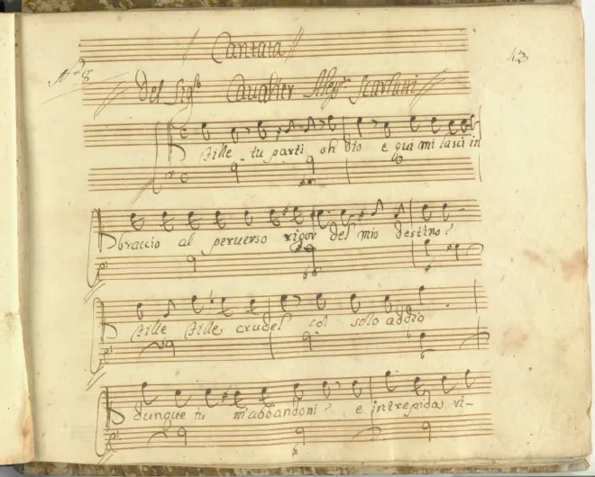 First page of Fille tu parti oh Dio