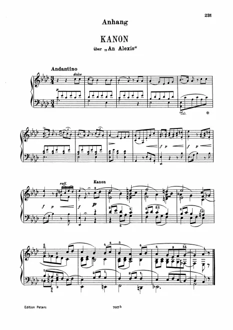 First page of An Alexis