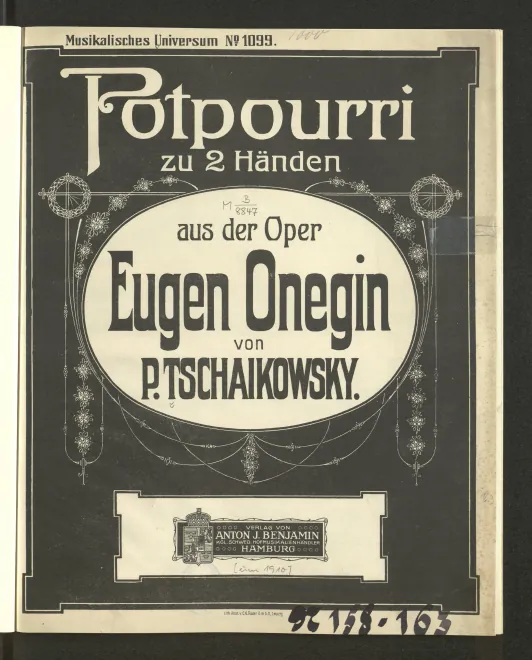 First page of Eugene Onegin