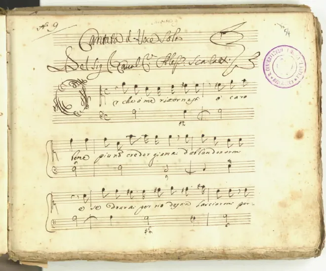 First page of Or che a me ritornasti