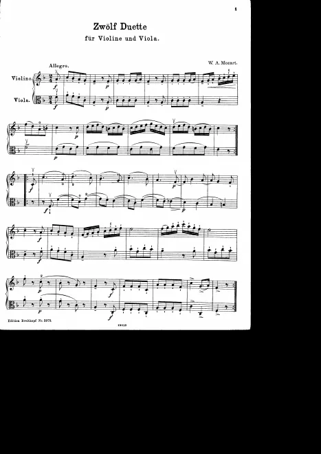 First page of 12 Horn Duos