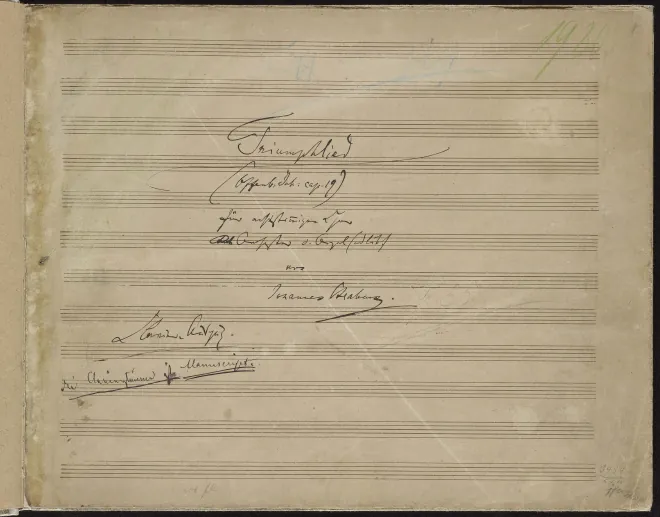 First page of Triumphlied