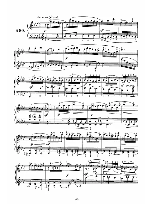 First page of Keyboard Sonata in F minor