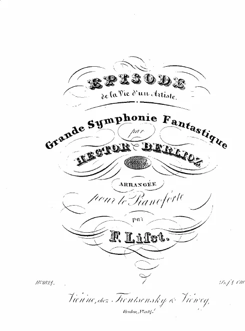 First page of Symphonie fantastique