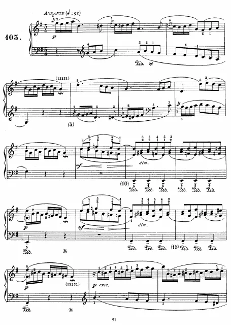 First page of Keyboard Sonata in G major