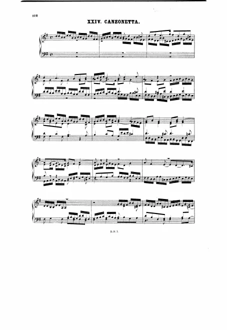 First page of Canzonetta in G major