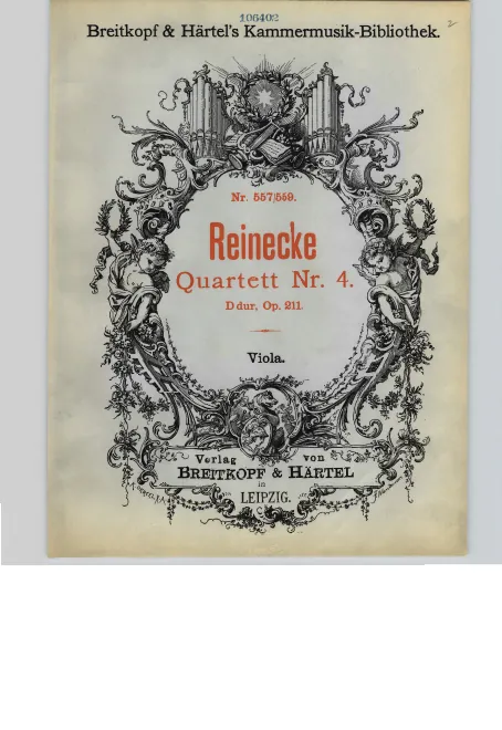 First page of String Quartet No.4