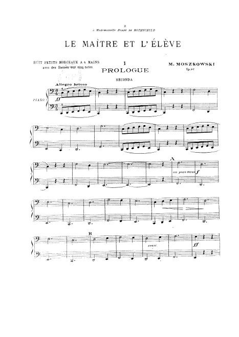 First page of Le maître et l'élève