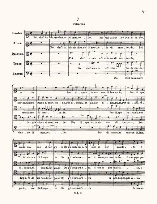 First page of Poi che'l camin