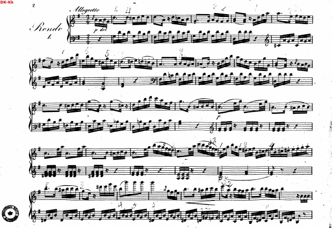 First page of 8 Rondos