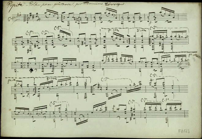 First page of Pepita, Polka