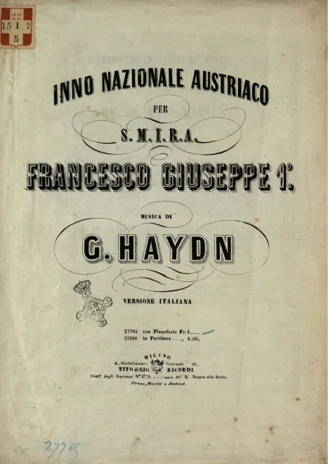 First page of Das Kaiserlied