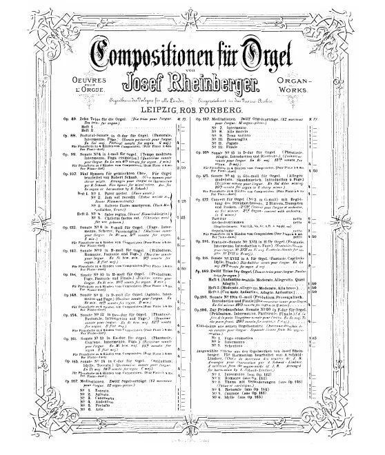 First page of Organ Sonata No.16