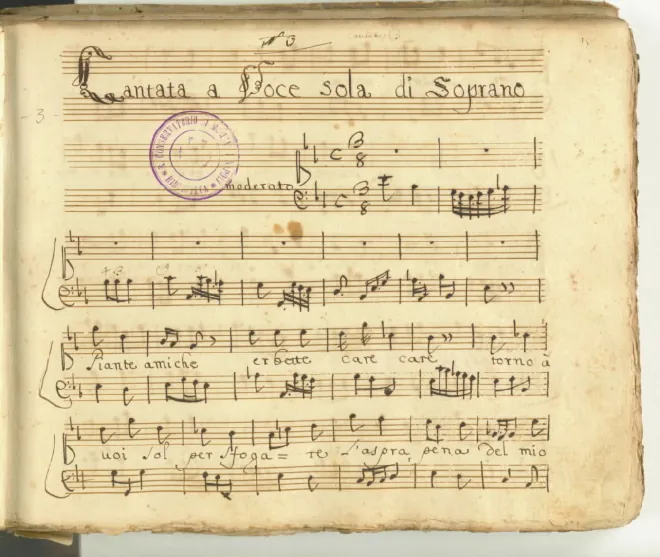 First page of Piante amiche, erbette care