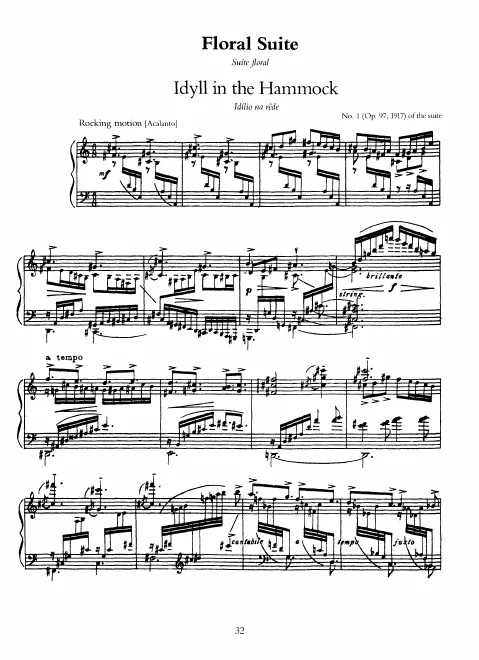 First page of Suíte floral