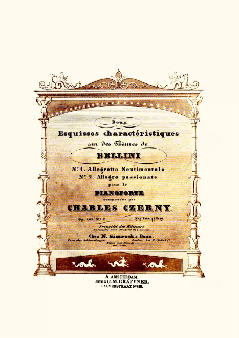 First page of 2 Esquisses caractéristiques sur des thèmes de Bellini