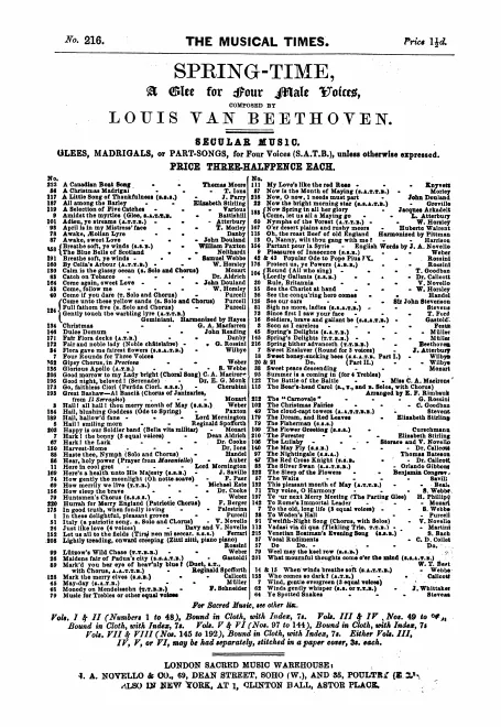 First page of Leonore Prohaska, WoO 96