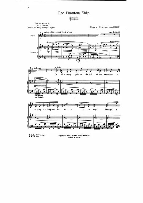 First page of 6 Songs