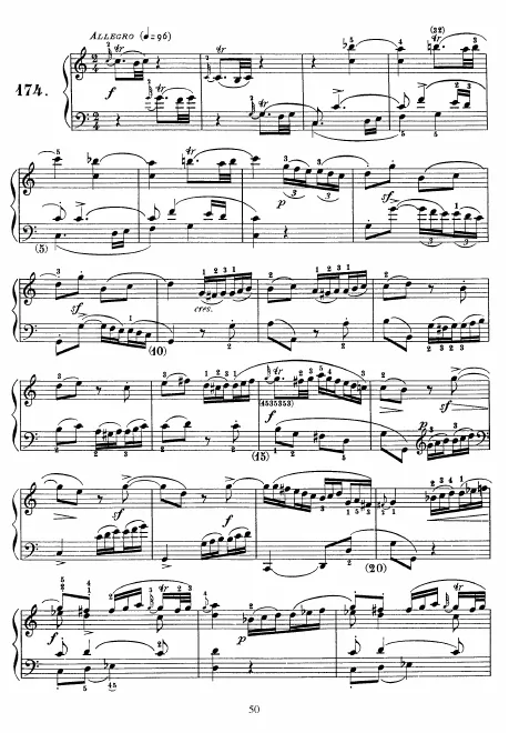 First page of Keyboard Sonata in C major