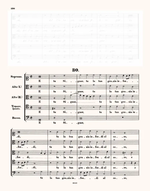 First page of E tu Signor