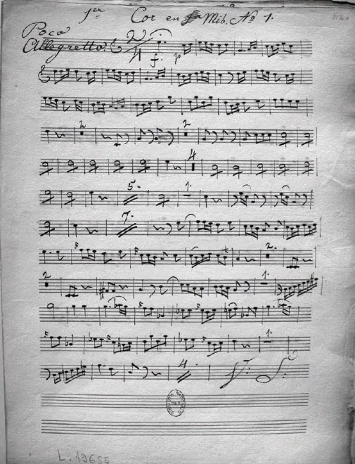 First page of Air de danse
