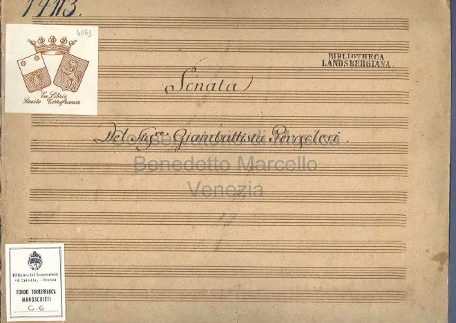 First page of Sinfonia in G minor, P.24c