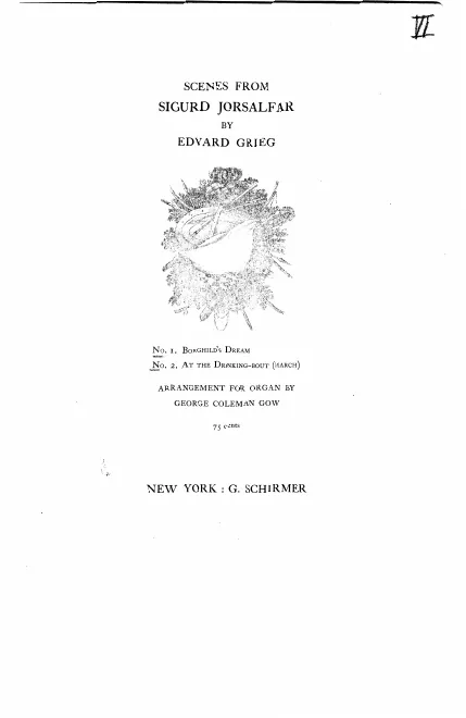 First page of Sigurd Jorsalfar